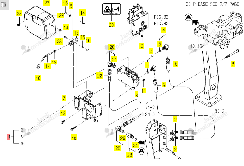 Distributeur Simple Iseki 1739-512-500-00