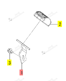 PEDALE HST ISEKI 1739-272-280-00