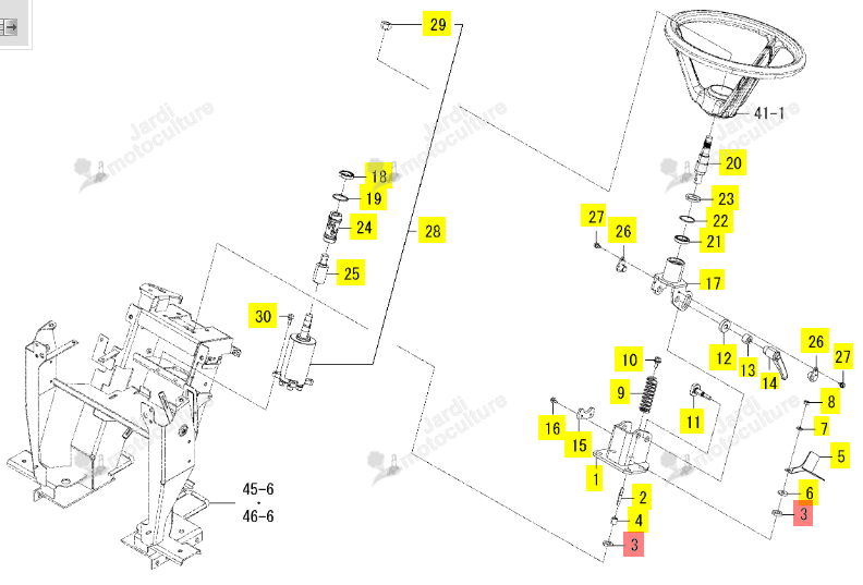 Rondelle Tampon Iseki 1728-407-081-00