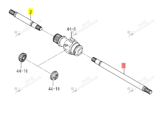 ARBRE 360 ISEKI 1725-435-001-10