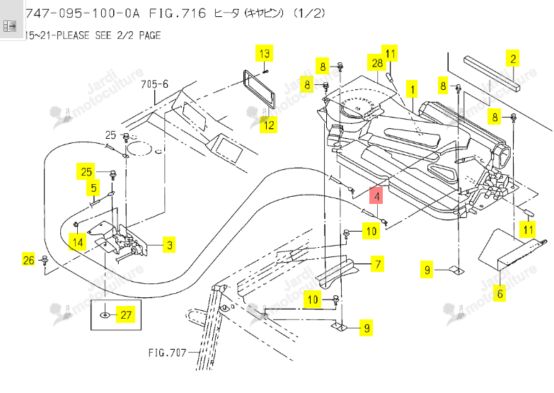 CABLE 1180 ISEKI 1729-782-024-10