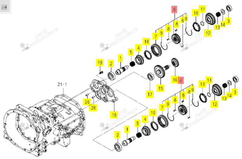 SYNCHRO ASSEMBLE/35 ISEKI 1729-214-200-20
