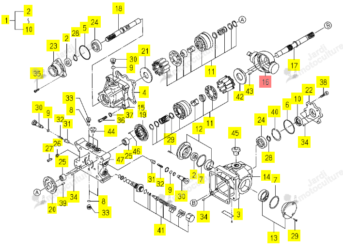 Basculot Iseki 1740-202-502-00