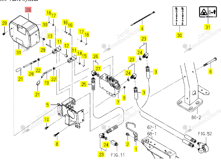 Couvercle de Distributeur Iseki 1739-512-240-00