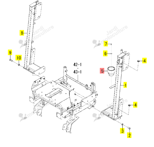 PORTE-GOBELET ISEKI 1742-606-001-10