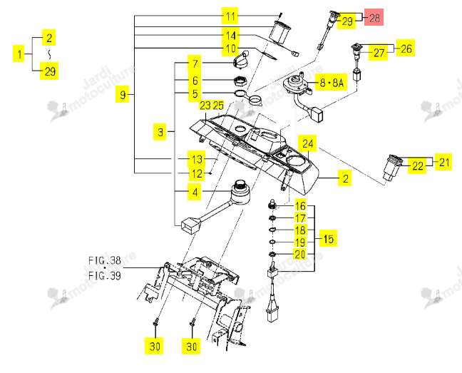 Voyant Iseki 1728-670-520-00