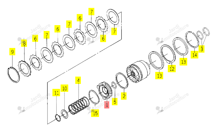 Piston ISEKI 1729-209-202-00