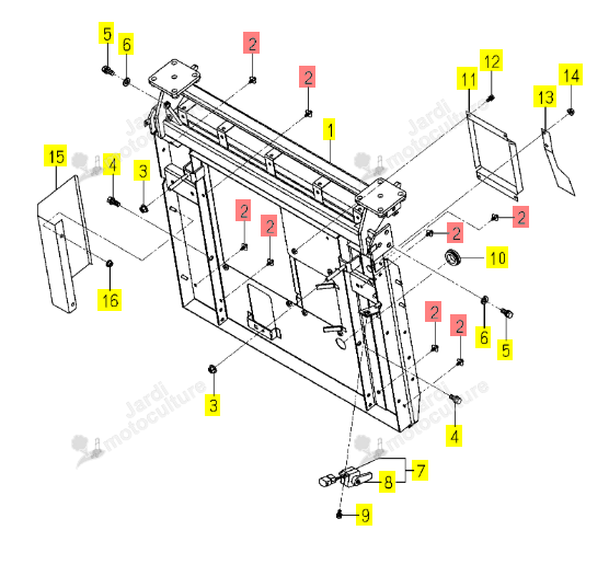 Rivet ISEKI 1726-630-013-00