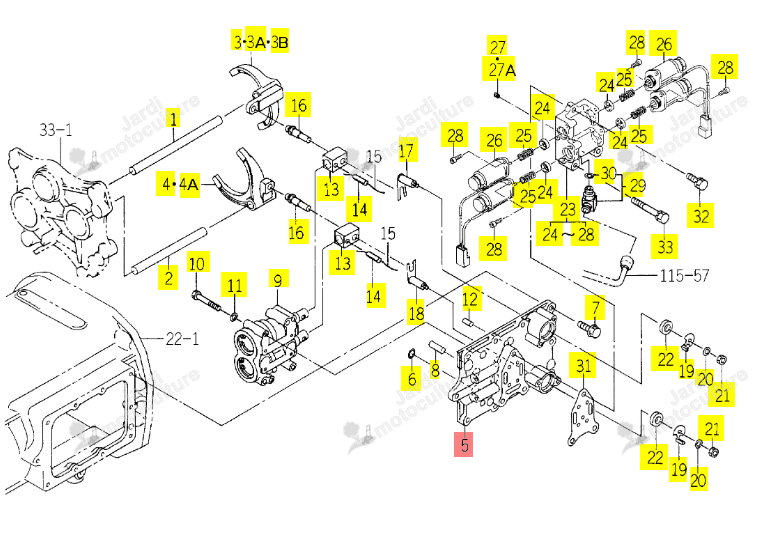Couvercle Q-Shift Iseki 1746-254-220-00