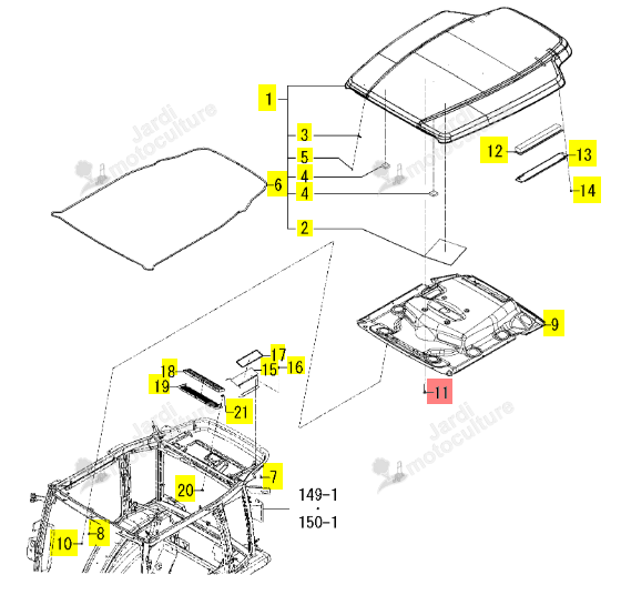 Rivet ISEKI 1696-705-007-00
