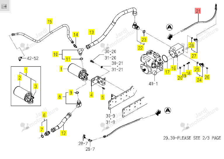 Flexible Iseki 1771-408-260-30