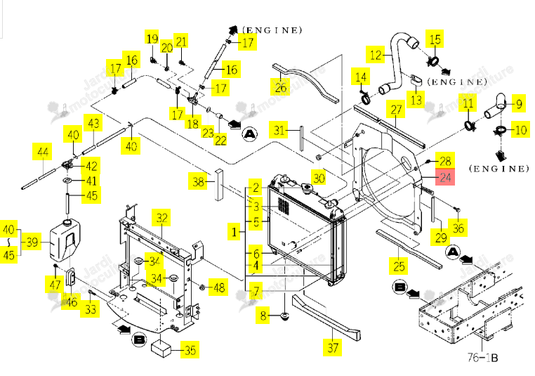 Volute de ventilateur Iseki 1750-102-820-00