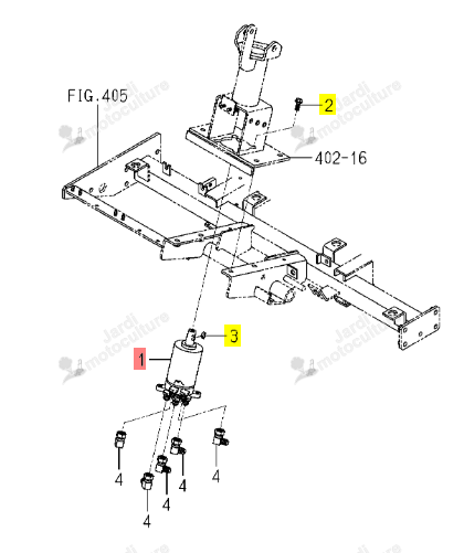 Orbitrol de direction Iseki 1809-407-200-00