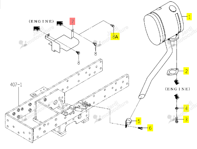 CAPOT ISEKI 1766-103-001-10