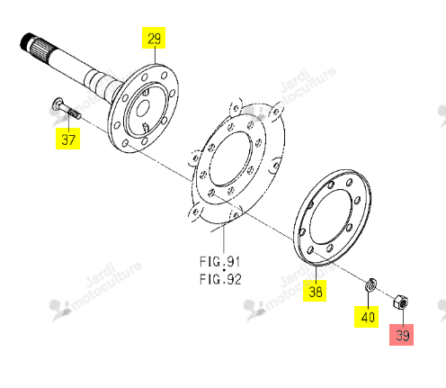 ECROU ISEKI 1757-306-004-00