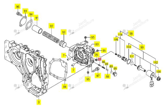 Valve ISEKI 1752-202-613-00