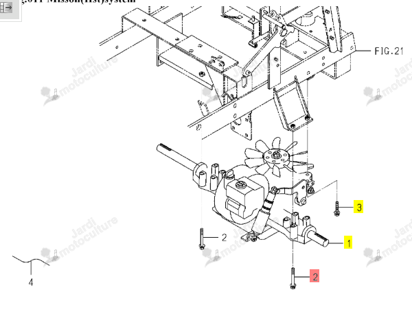VIS SP/M8X70 ISEKI 1782-201-051-00