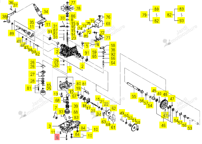 VIS 8X75 ISEKI 1782-201-207-00