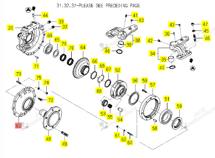 Couvercle Iseki 1790-434-016-10