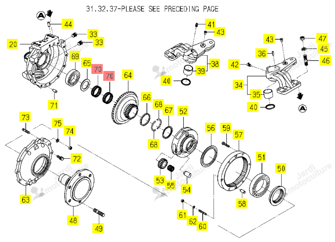 Roulement ISEKI 1790-434-021-00