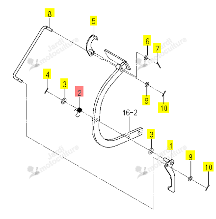 RESSORT HT014 ISEKI 1782-313-054-00