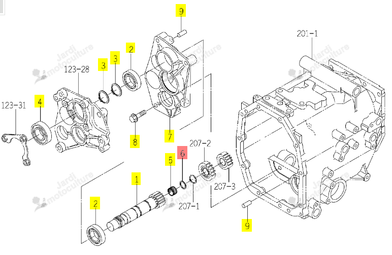 Circlip Iseki 1774-203-005-00