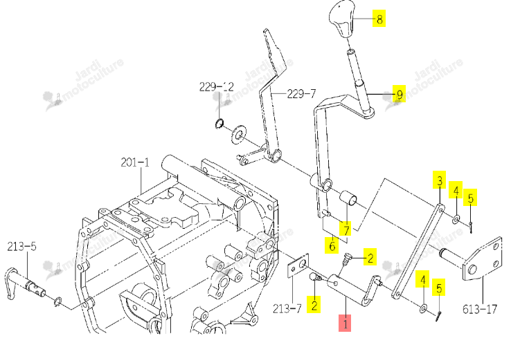 Bras Inf Meca Iseki 1774-262-210-10