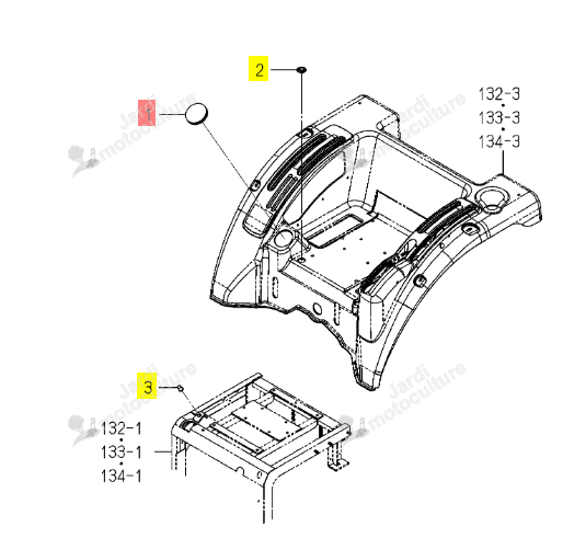 Couvercle ISEKI 1773-511-005-00