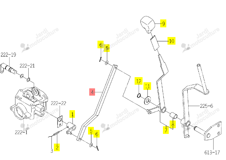 Carter PTO ISEKI 1774-265-001-20