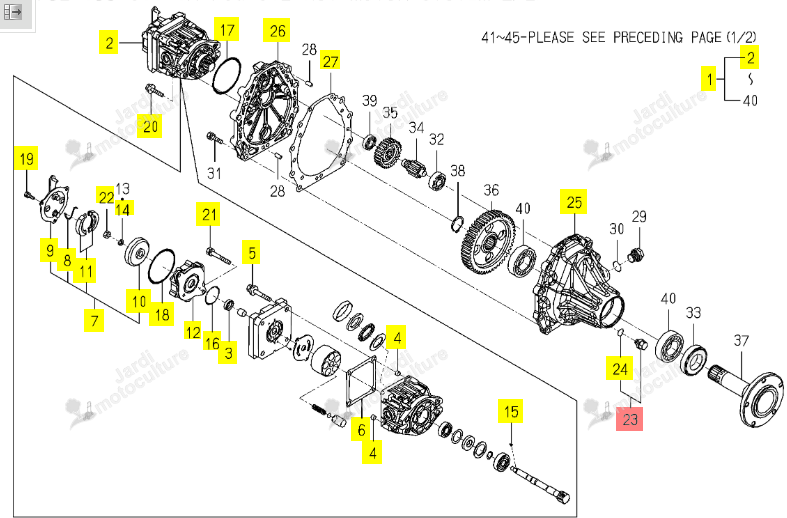 Vis de purge Iseki 1752-307-260-00
