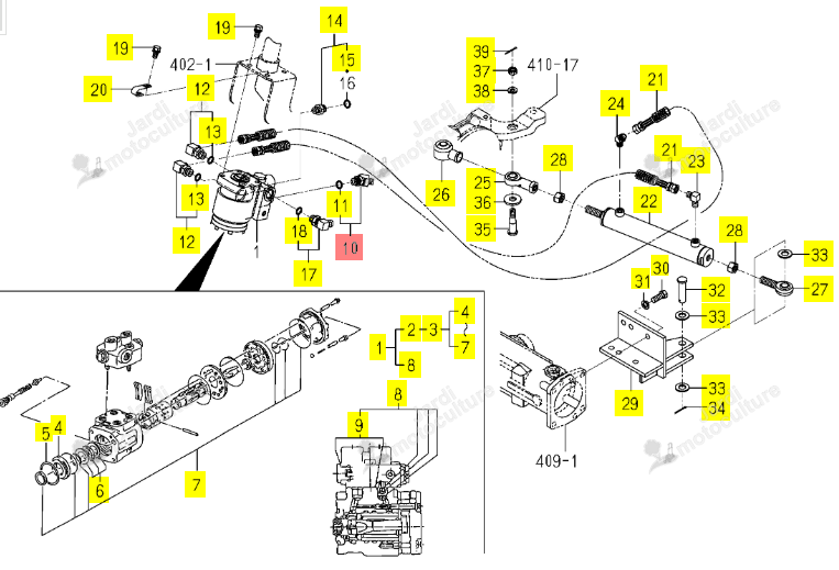 Coude Iseki 1770-407-210-00