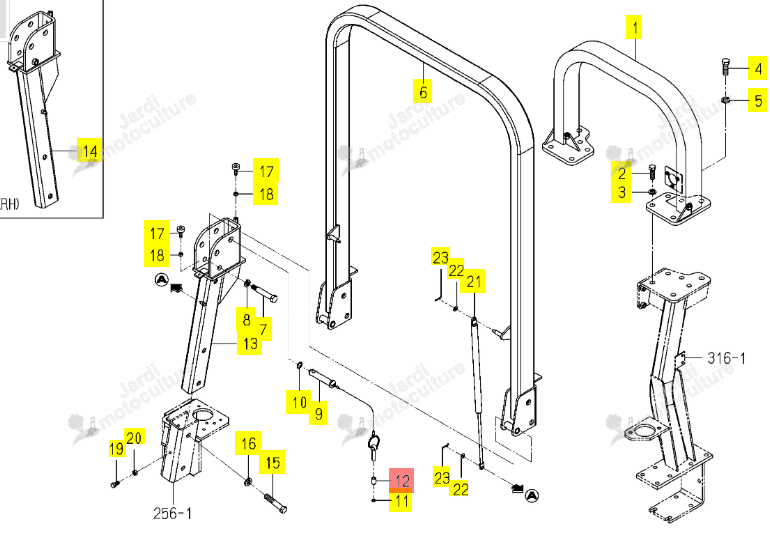 Tube ISEKI 1785-702-005-00