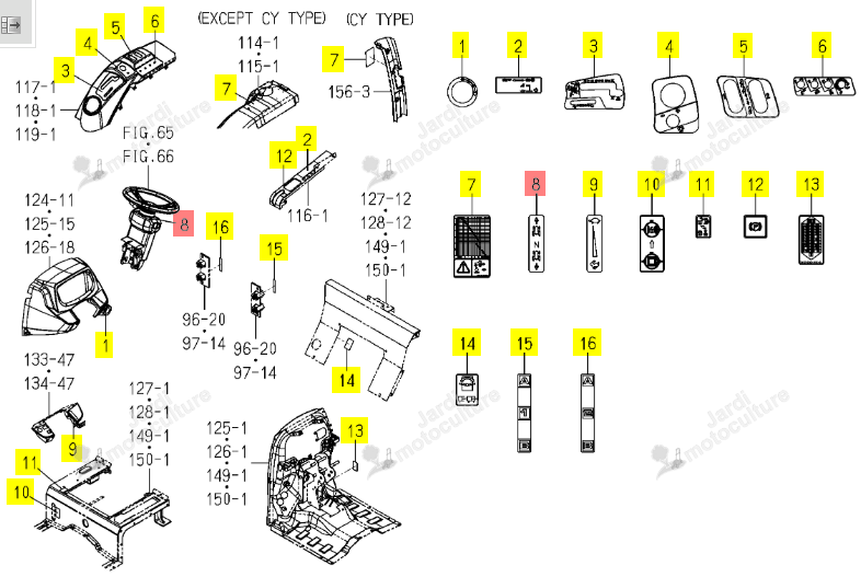 Autocollant Iseki 1800-902-019-00