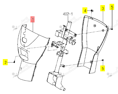 Montant Avant Iseki 1770-603-001-00