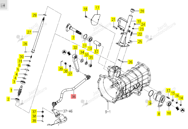 BIELLETTECDEPIVOT ISEKI 1776-406-720-00