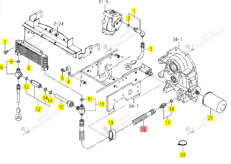 Flexible 1570 Iseki 1775-508-550-10