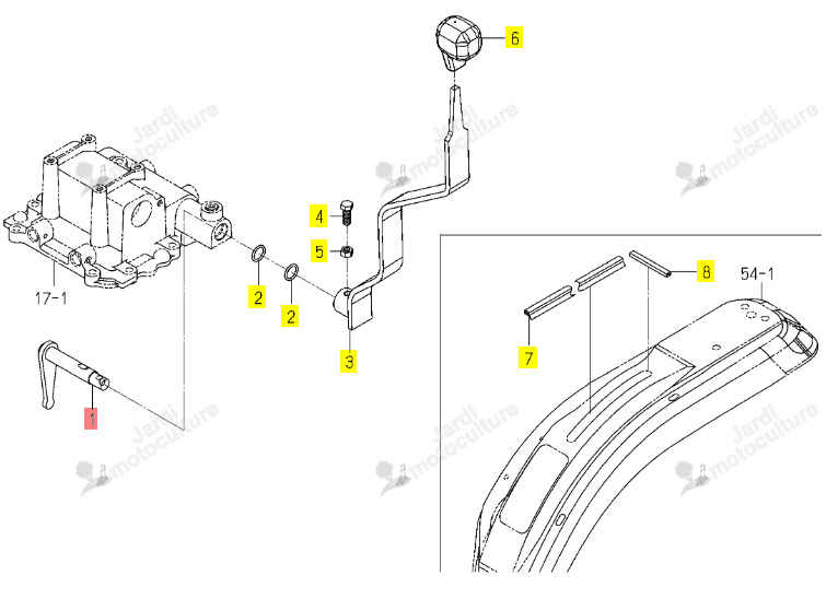 BRASCDEGAME ISEKI 1776-208-300-20