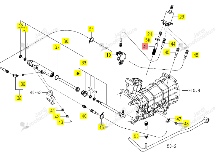 Flexible Hydrau 700 Iseki 1789-408-011-10