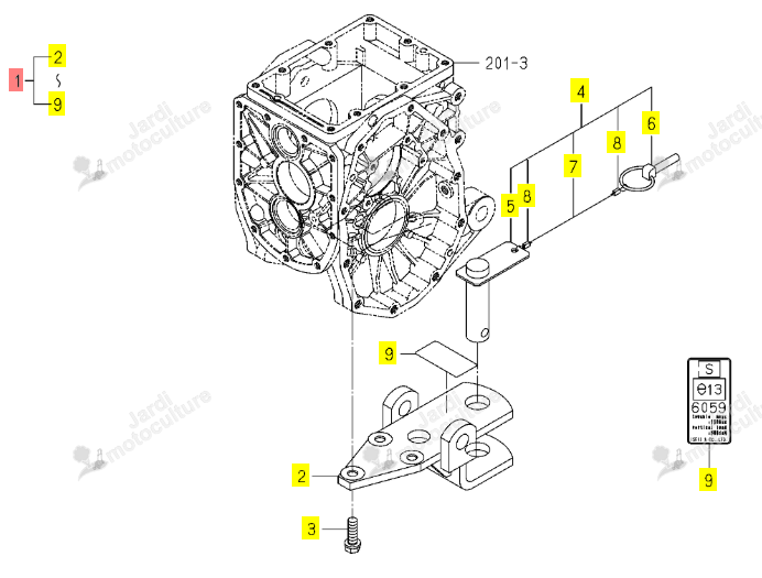 Attache Remorque Iseki 1776-520-300-00