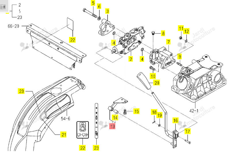 Support de Fixation Iseki 1774-507-440-00