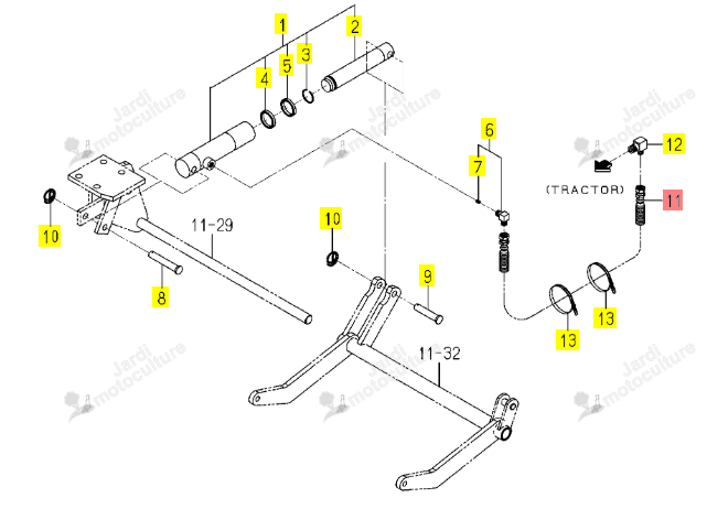Flexible Iseki 1774-408-510-00