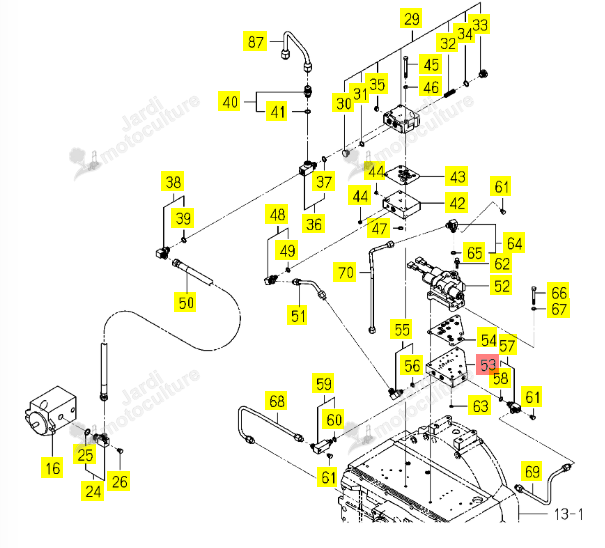 Cartouche Filtre Hydro/20 Iseki 1809-509-201-10