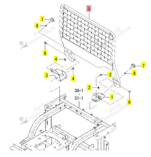 Protection Container SF5 Iseki 1809-607-630-00