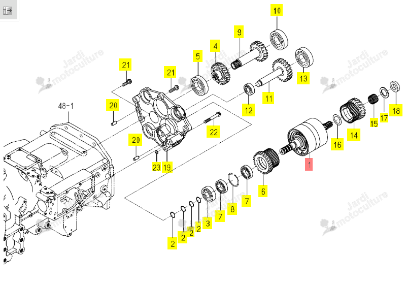 Embrayage d'Inverseur Iseki 1796-215-700-00