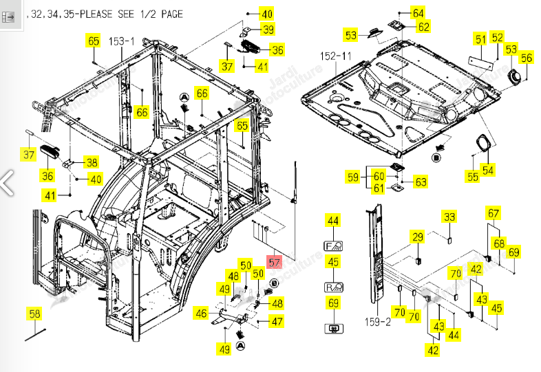 Antenne ISEKI 1800-658-900-20