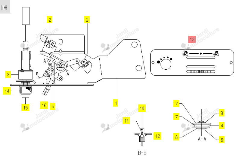 ETIQUETTE CDE AIR CONDITIONNEE ISEKI 1800-782-001-10