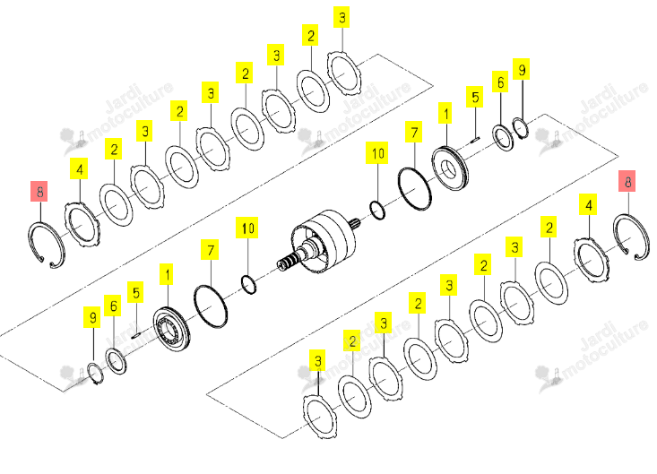 Circlip Iseki 1792-215-609-00