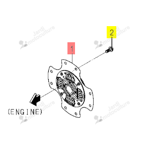Amortisseur de vibrations Iseki 1792-120-300-00