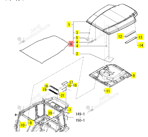 Isolant Iseki 1792-705-004-00