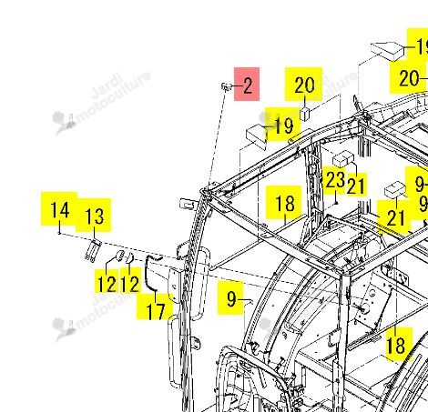 Isolant Iseki 1792-720-001-00